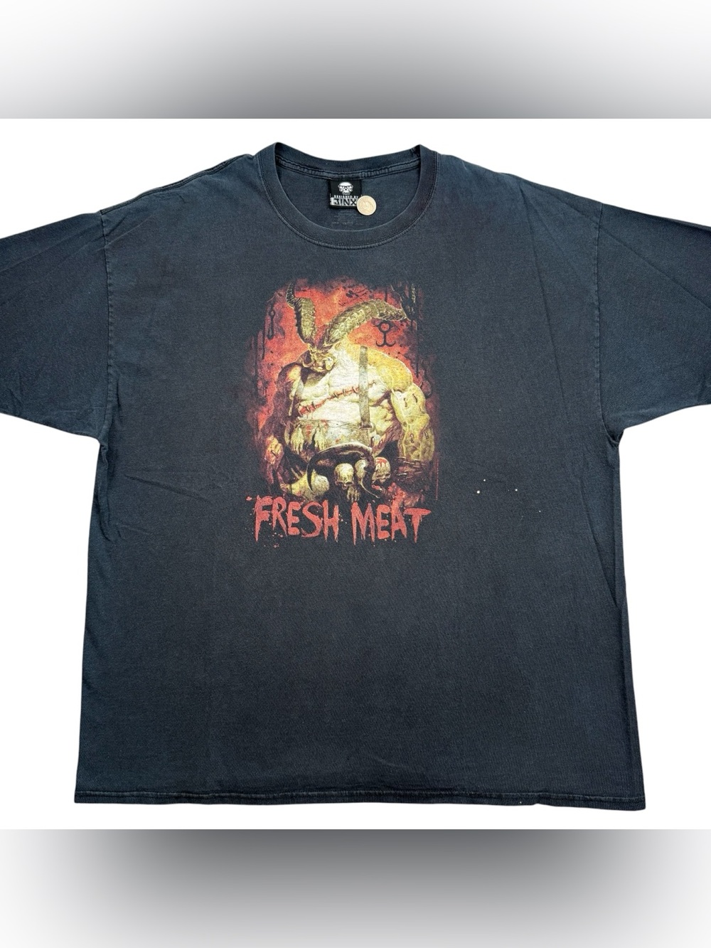VTG The Butcher 00s Y2k Fresh Meat Diablo Blizzard Video Game J!nx t-shirt 2XL